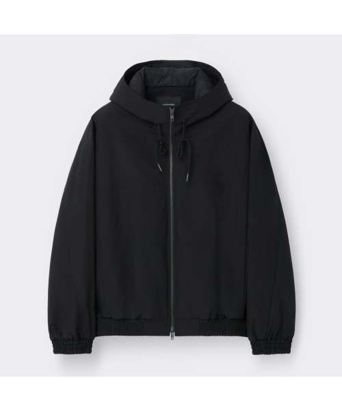 черный Padded Hood Blouson CWUAS26112BKX