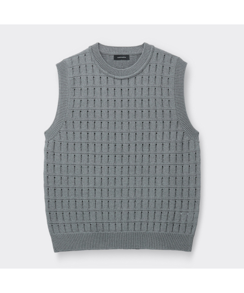 серый Knit жилет CWWAM26401GYX