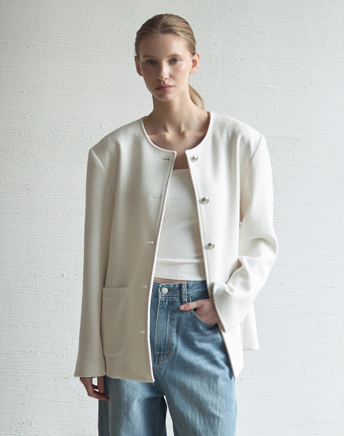 Mood Tweed куртка_Ivory