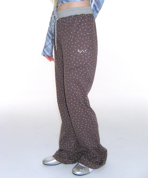 TWINKLE BOOT CUT LEGGINGS PANTS CHARCOAL