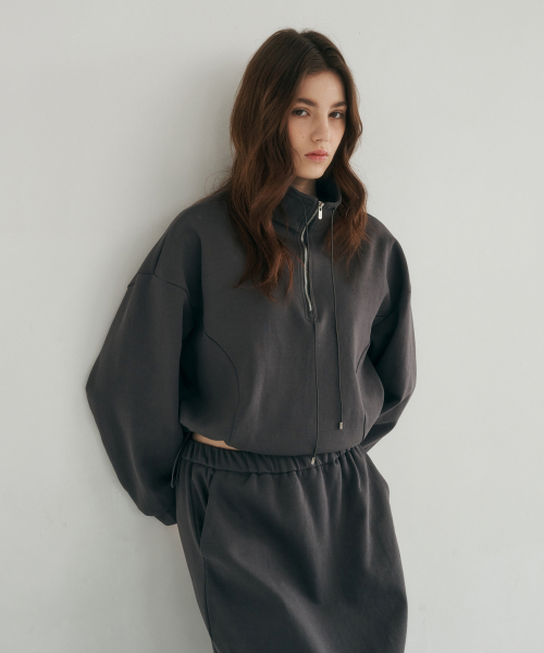 Line Half-Zip Setup charcoal