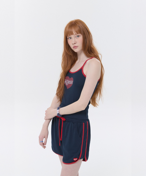 KIRSH MELLOW SLEEVELESS PAJAMA SET(DARK NAVY)
