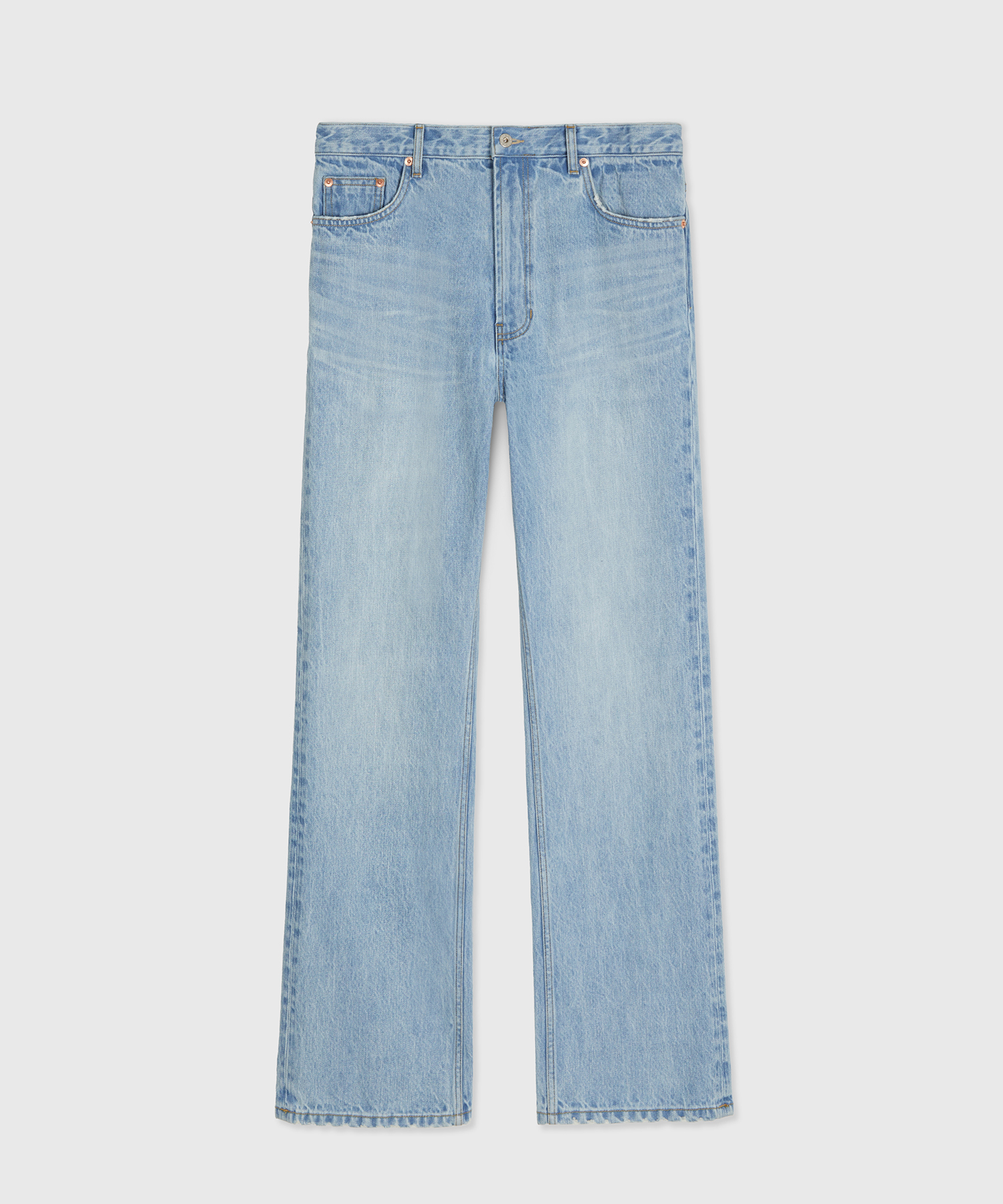ORIBE WASH BOOTCUT DENIM PANTS RINSE BLUE