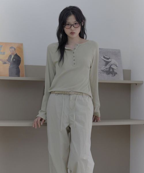 henley neck t-shirt (LE)