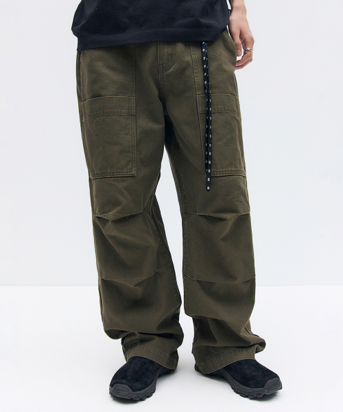 PARACHUTE VELCRO PANTS KHAKI