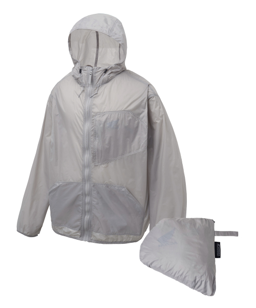 H-Tech Packable Windbreaker_Solid Ver Light Gray