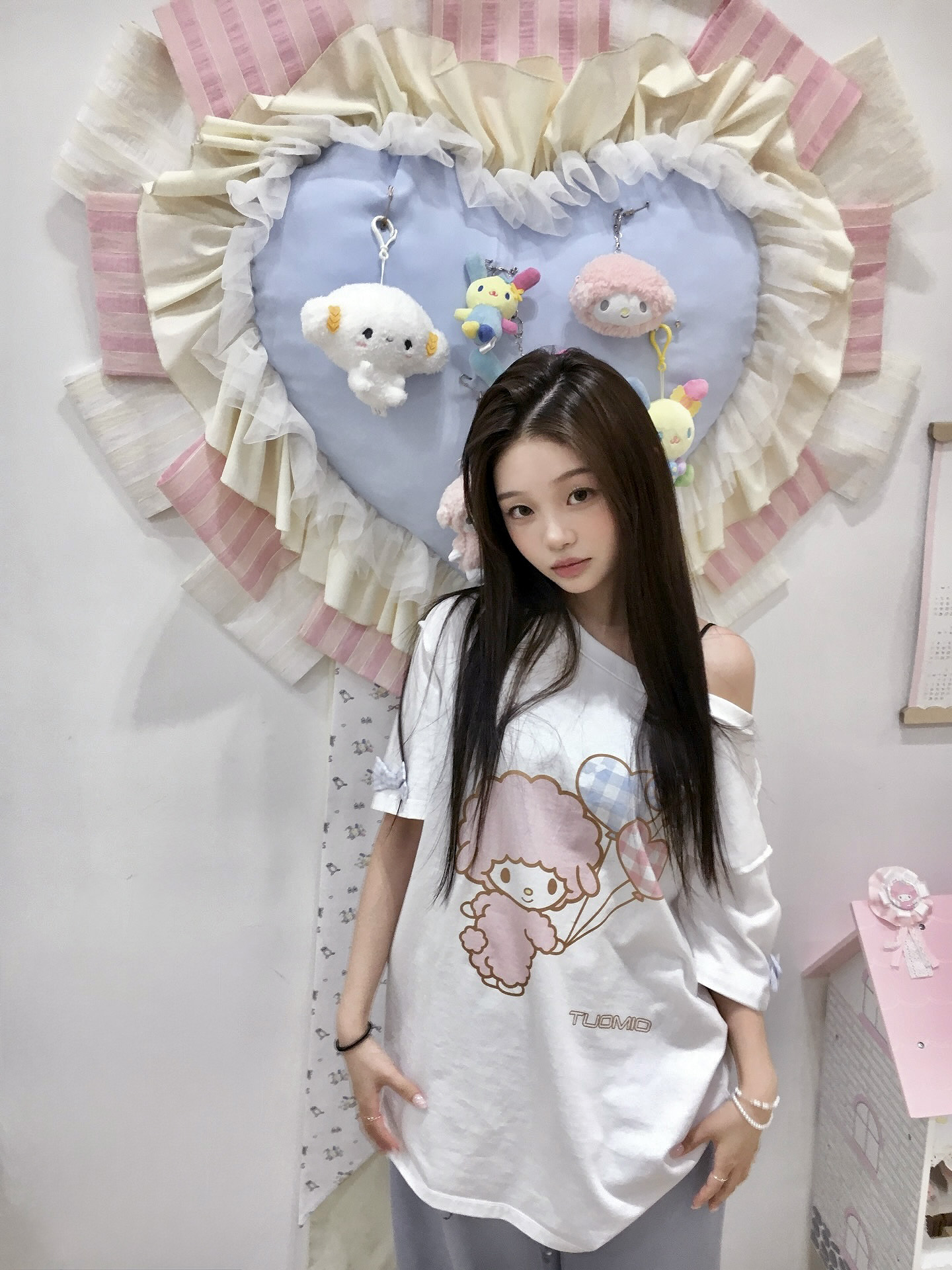 MY SWEET PIANO OVERSIZED T-SHIRT [WHITE]