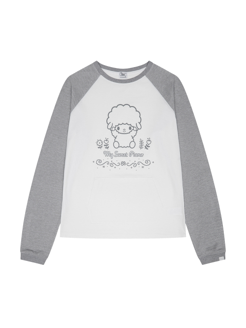 MY SWEET PIANO LONG SLEEVES [WHITE]