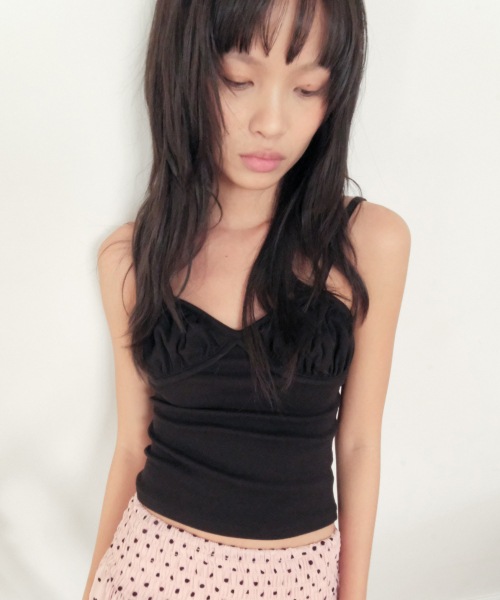 Butter Puff Top *Black