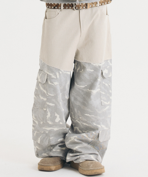 Двухслойные брюки карго (Grey)