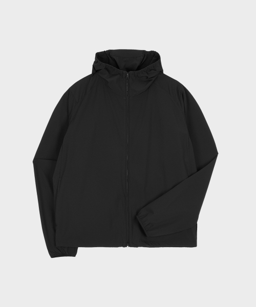 Tech Woven Windbreaker Black