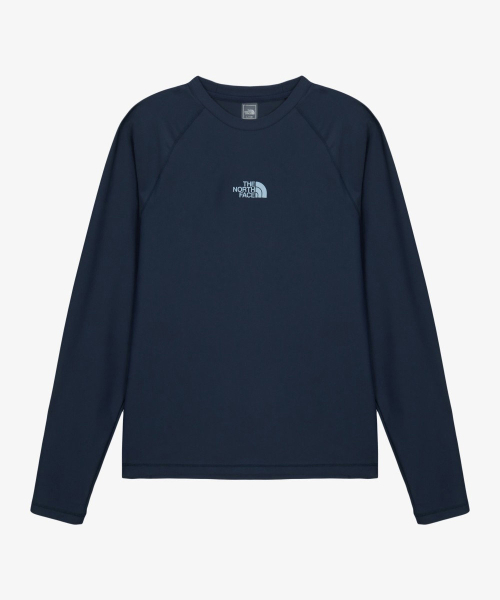 NT7TS05B 남성 에센셜 긴팔 래쉬가드 NAVY
