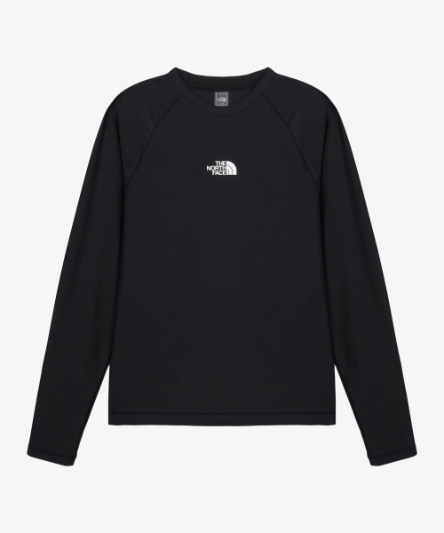 노스페이스 NT7TS05A 남성 에센셜 긴팔 래쉬가드 BLACK