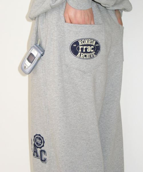 RRAC WIDE SWEAT PANTS GREY