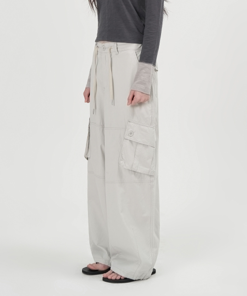 Брюки карго из хлопка с карманами (GREY)