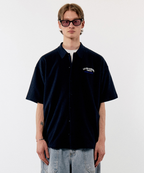 SUNSHINE SHORT SLEEVE SHIRTS_NAVY
