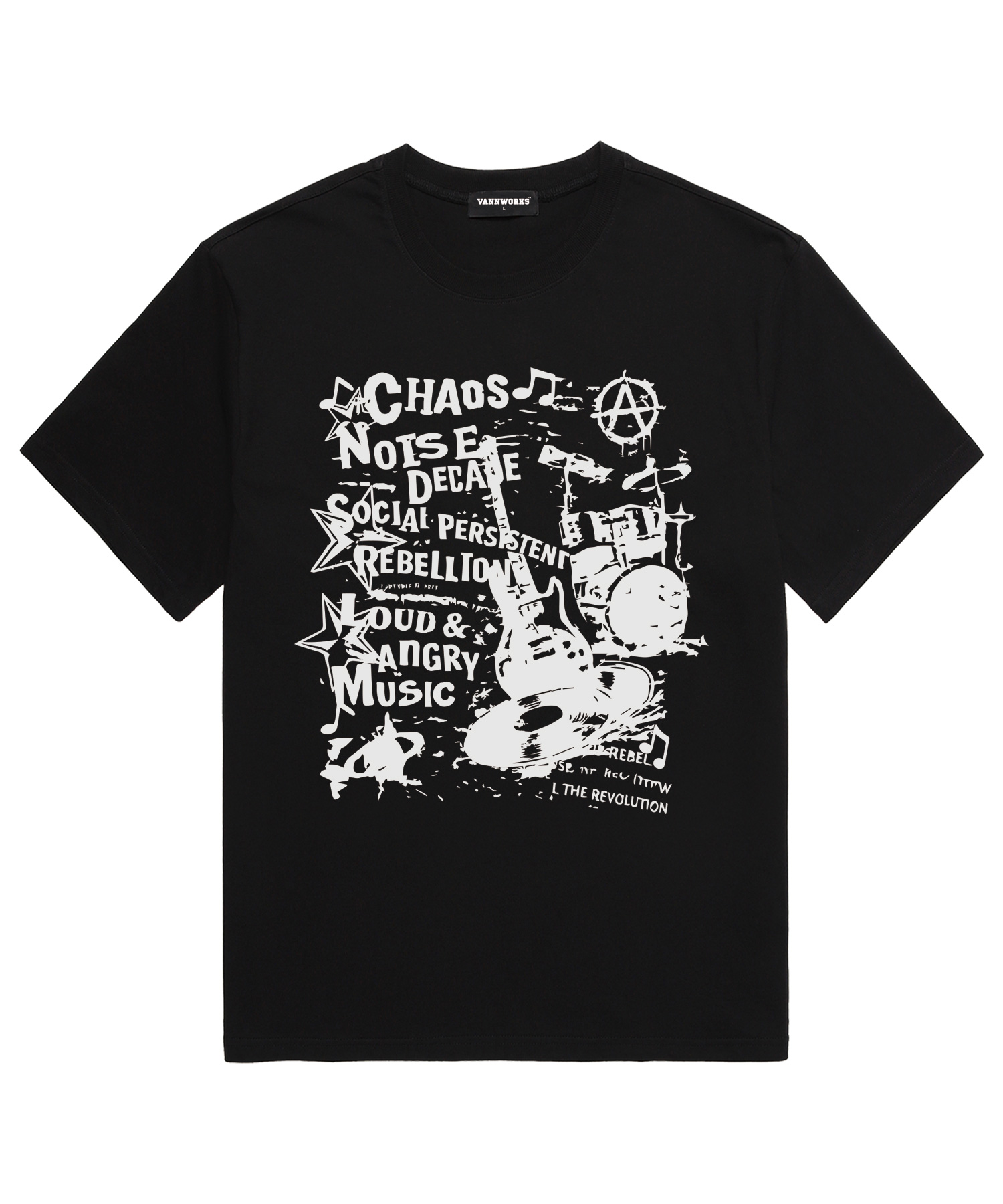 CHOAS MUSIC Short Sleeve футболка (VS0222) чёрный