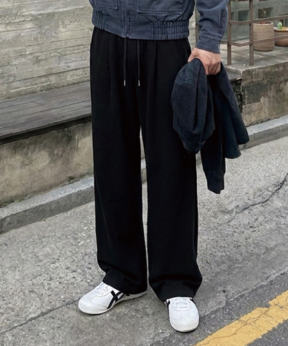 City one-tuck wide sweatpants 2 цвет [DIFT_4021]