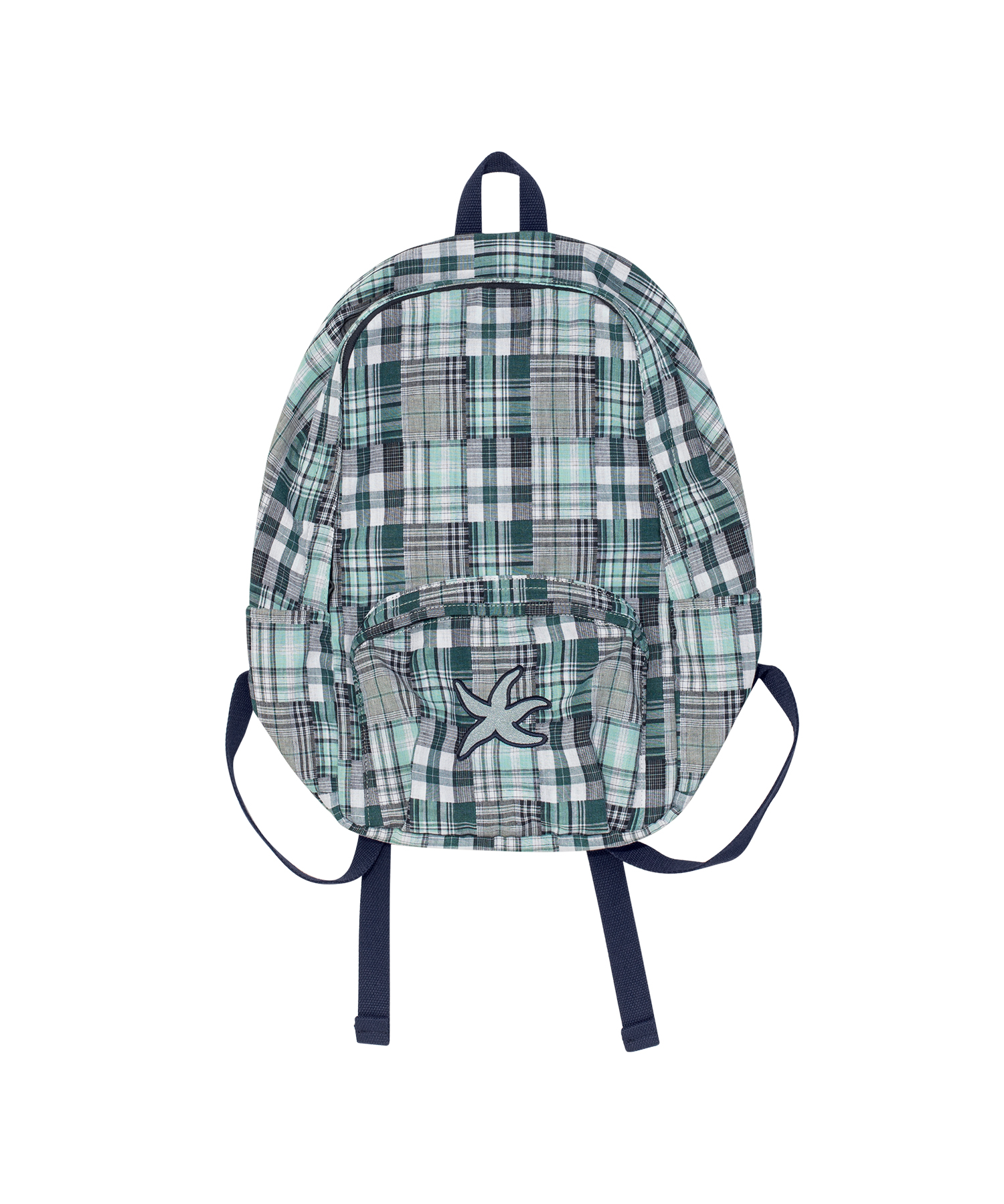 TCM starfish patchwork backpack (green)