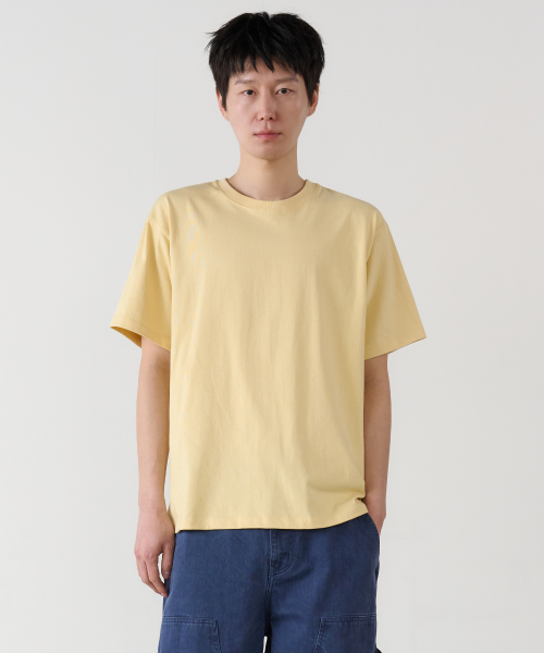 soft round t-shirts (жёлтый)