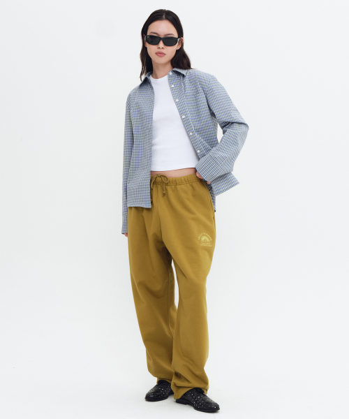 HS Check L/S Shirts(W)_Blue