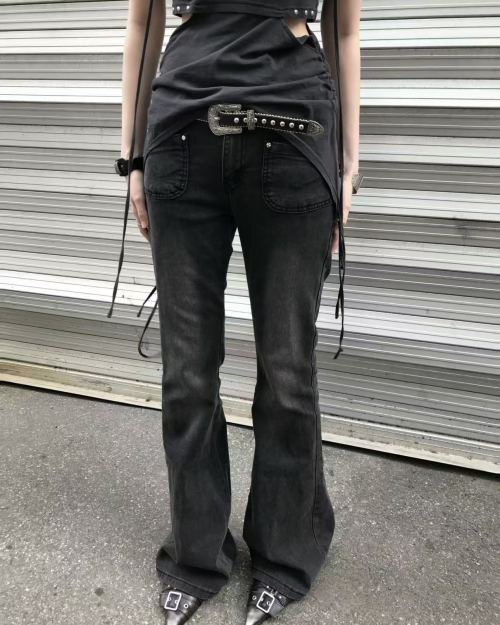 SIGNATURE BOOTCUT JEANS_GREY