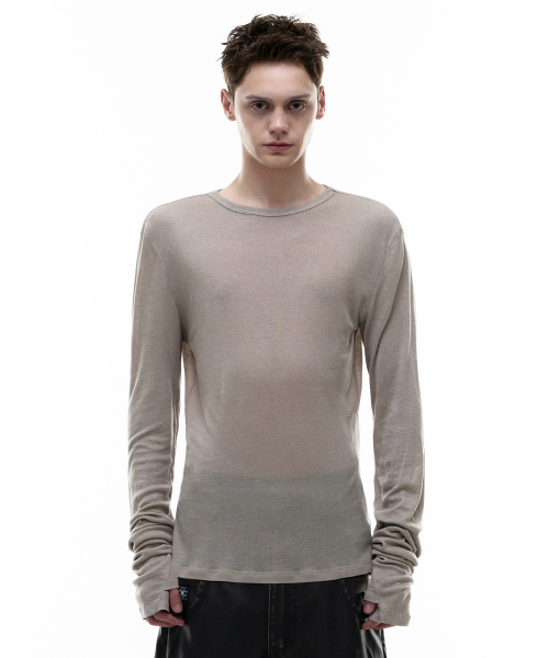 Op. 07 VEIL LONG SLEEVE бежевый