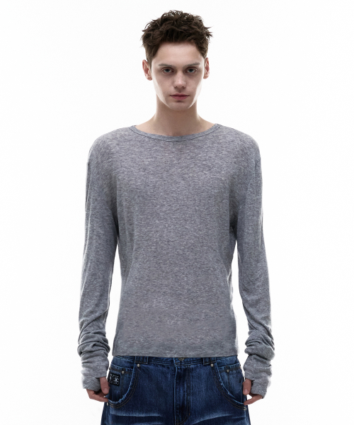 Op. 07 VEIL LONG SLEEVE серый