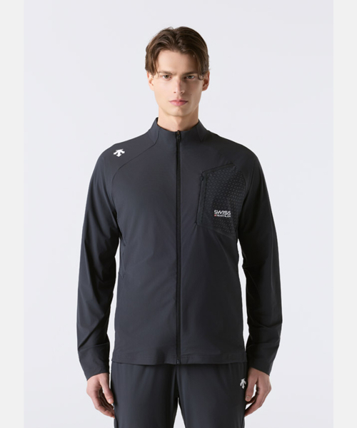Швейцарская тренировочная куртка Triathlon Cool Tricot, Charcoal Grey SR221IFT42