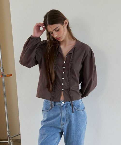 Блузка Petal (Brown)