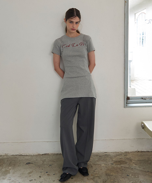Брюки-слаксы Waist (Charcoal)