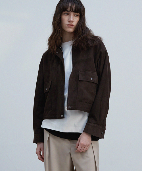 Замша Heritage Raw Jacket_Deep Коричневый