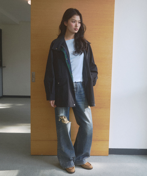 New Винтажный work jacket_Black