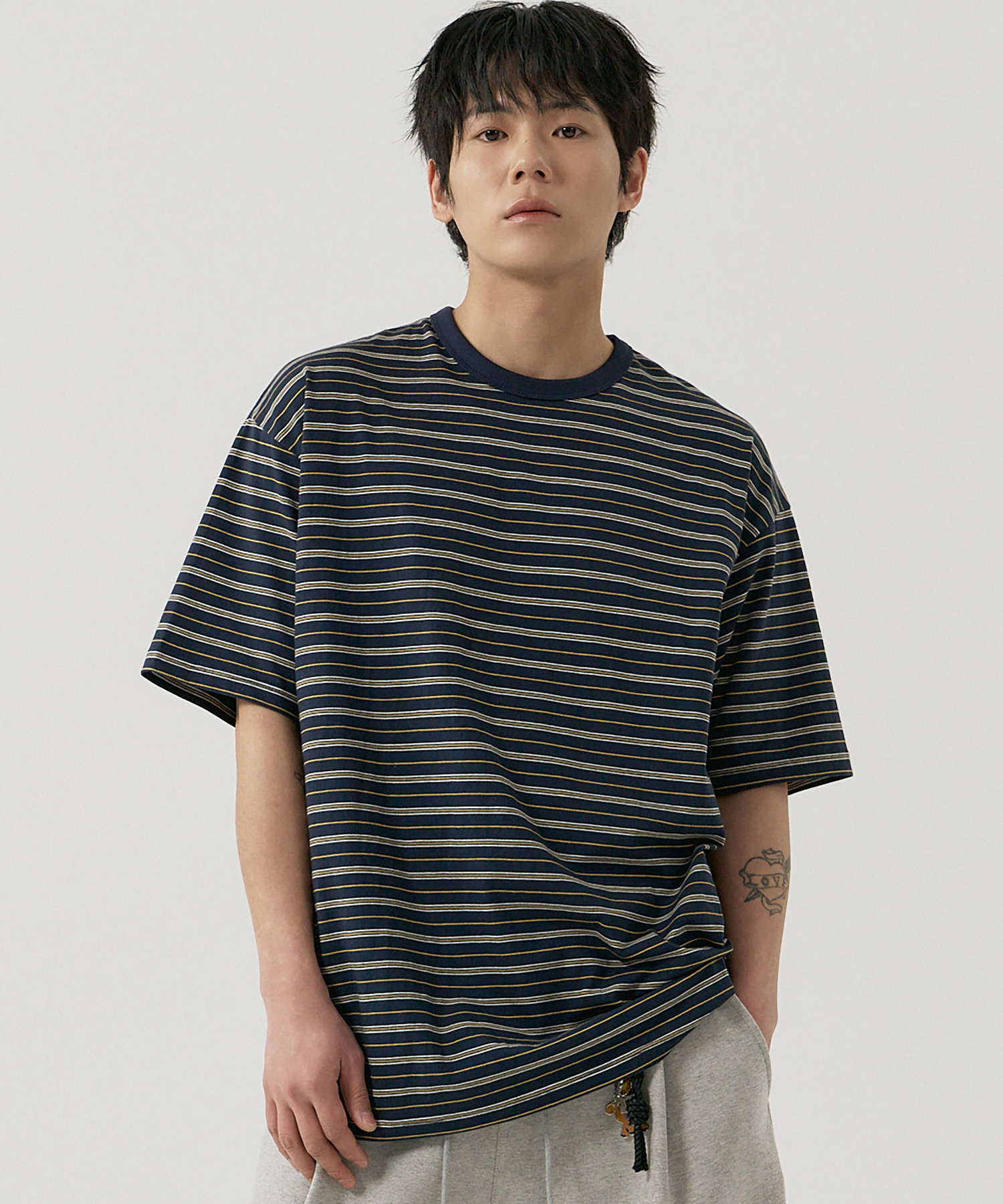 Футболка Triple Stripe [Navy]