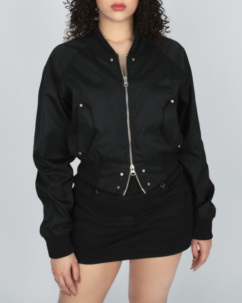 CS NYLON CROP JACKET-015