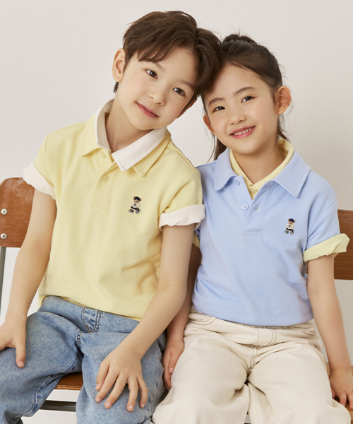 [키즈] 쿠디 폴로 칼라 반팔티_SPHWG24KU1