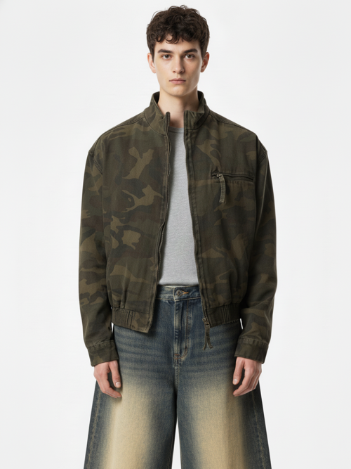 Двусторонняя куртка Camouflage Jacquard (Military)/M261OT01