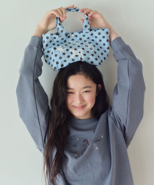 홈바디띵즈 Homebody Mini Classic Dot Bag (SKY BLUE)