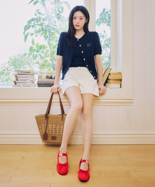Джинсовые шорты W DENIM SHORTS ecru