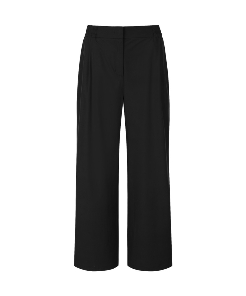 Женские спортивные полуширокие брюки (BLACK)