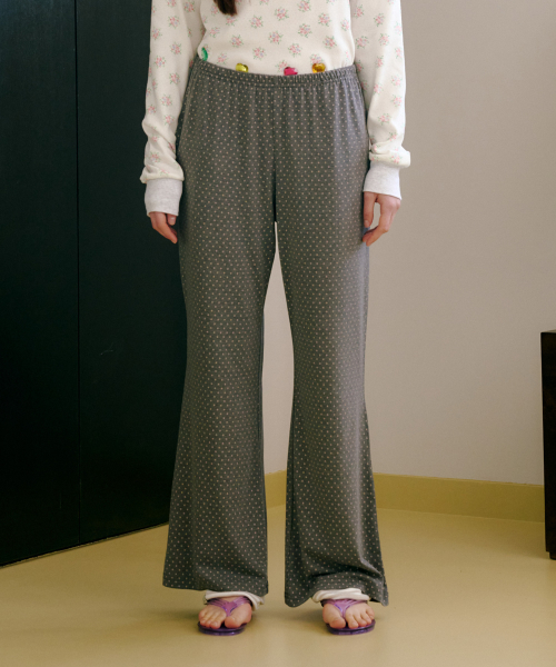 Playful Banding Pants, Charcoal