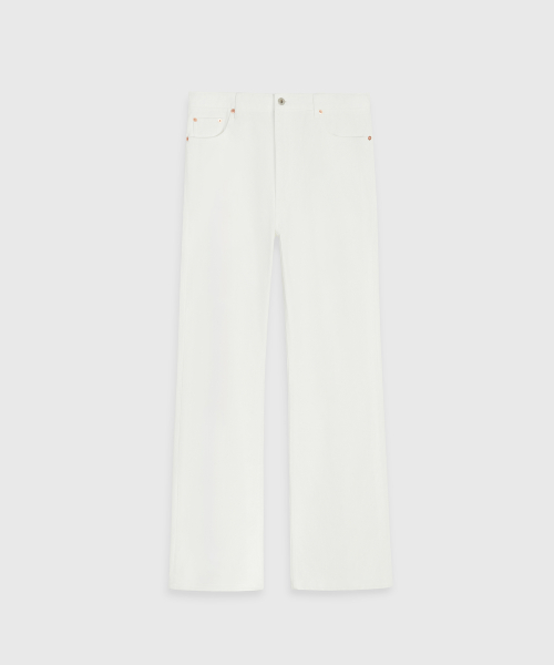 DRY ONEWASH BOOTCUT DENIM PANTS OFF WHITE