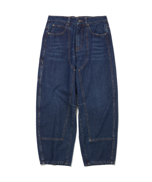 Джинсы-бочонки double knee Indigo_FS1WP30U