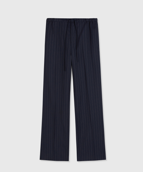 COLETA WOOL LIQUID TROUSERS INK AND SALT