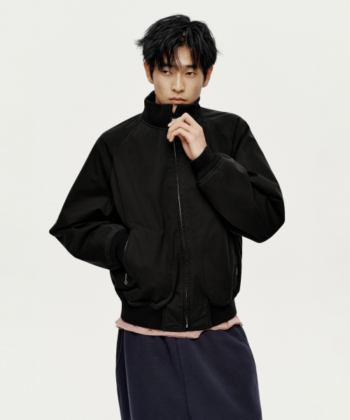 Washed Tanker Jacket - Black