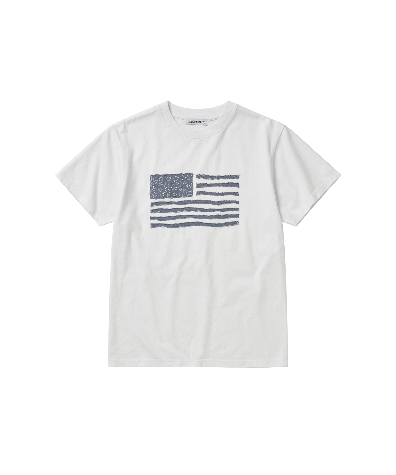 MAICHOI Vintage Patch T-Shirt White