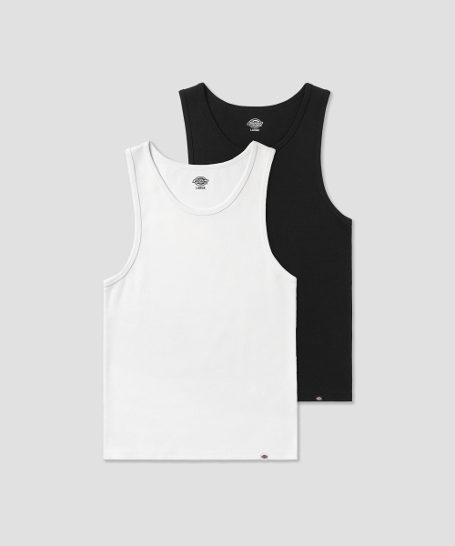 [2PACK] базовый без рукавов White/Black