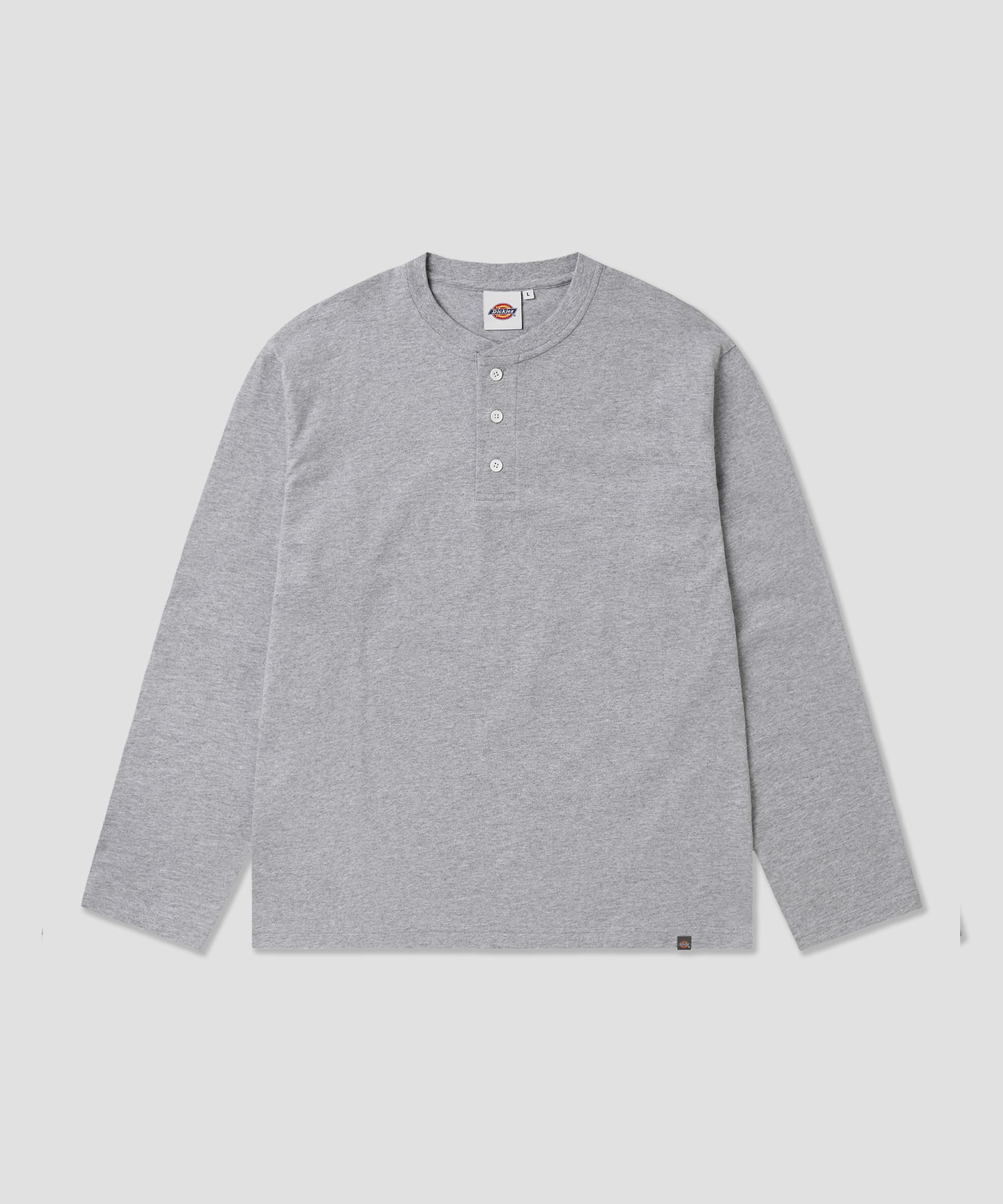 Базовый лонгслив хенли Grey
