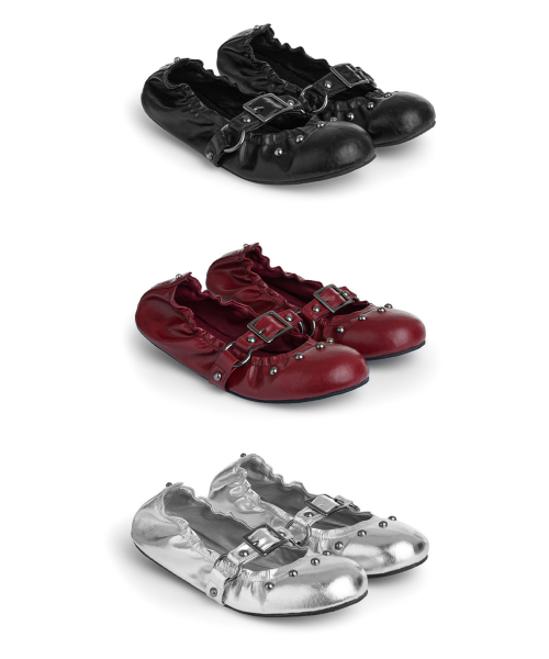 WRINKLED FLAT SHOES (3 COLORS)