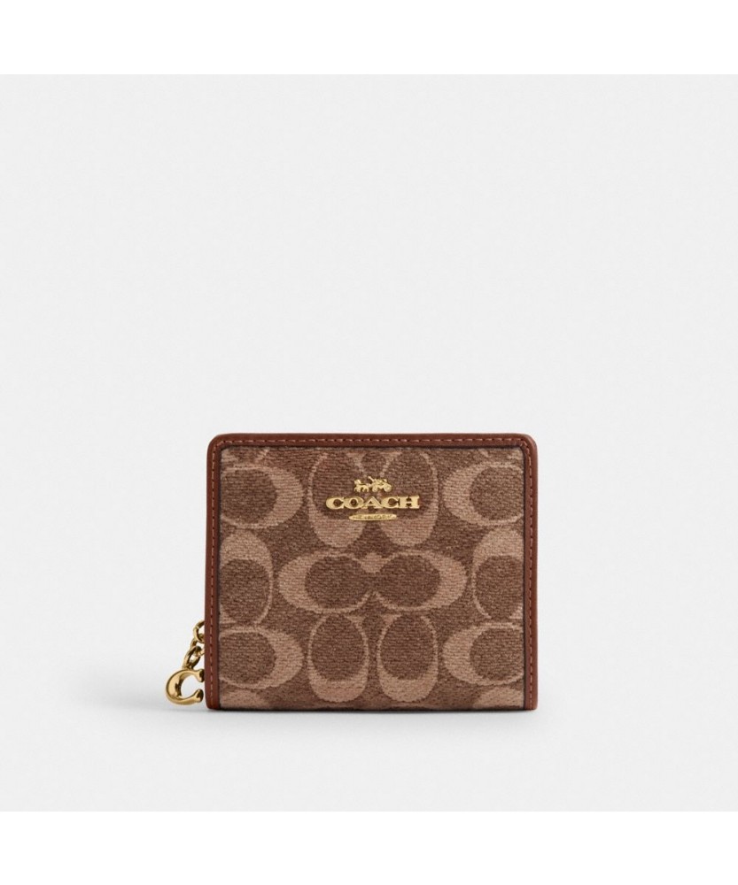 Кошелек на кнопке Signature Chenille CCQ32 IMYN0